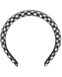 Damen Accessoires Haarbänder Miu Miu Haarband aus Rippstrick in Schwarz Haarspangen und Haarschmuck 