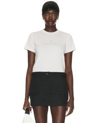 Moncler - Matt Black Short Sleeve T-shirt - Lyst
