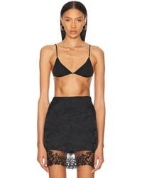 Saint Laurent - Triangle Bra - Lyst