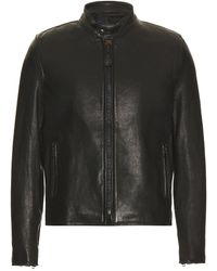 Schott Nyc - Vegetable Tanned Lambskin Cafe Racer Jacket - Lyst