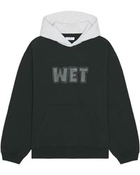 ERL - Men Wet Black Hoodie Knit - Lyst