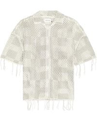 Honor The Gift - A-spring Crochet Button Down Shirt - Lyst