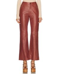 Chloé - Slouch Lambskin Pant - Lyst