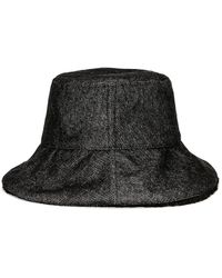 Clyde - Reversible Denim Sherpa Bucket Hat - Lyst