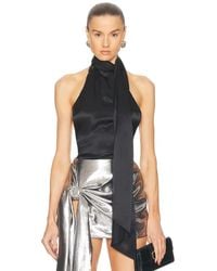 Monot - Silk Scarf Top - Lyst