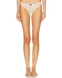 Fleur du Mal - Bianca Lace Thong - Lyst