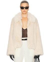 SRG - Erin Faux Fur Jacket - Lyst