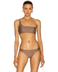 JADE Swim - Apex One Shoulder Bikini Top - Lyst