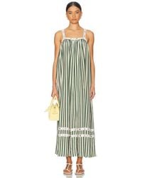 Bode - Soda Stripe Dress - Lyst