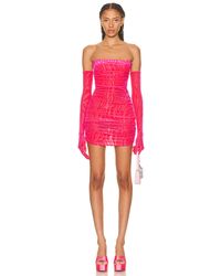 Alex Perry - Colter Ruched Minidress - Lyst