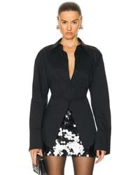 Simon Miller - Loch Poplin Button Up Top - Lyst