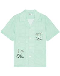 Bode - See You At The Barn Short Sleeve Shirt - Lyst
