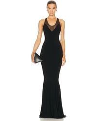 Norma Kamali - Racer Fishtail Gown - Lyst
