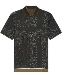 Sacai - Bandana Print Shirt - Lyst