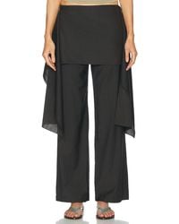 Deiji Studios - Pure Wool Zip Pant & Skirt Set - Lyst