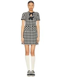 Valentino - Damier Light Tweed Dress - Lyst