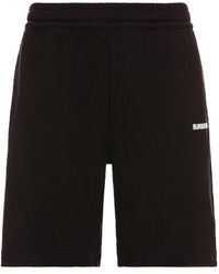 Burberry Cotton 'raphael' Shorts in Green for Men | Lyst