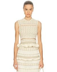 Zimmermann - Wanderlust Crochet Tank Top - Lyst