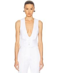 Alexandre Vauthier - Satin Tailoring Vest - Lyst