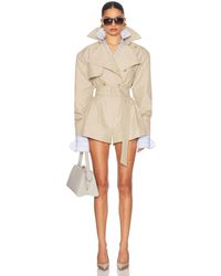 Helsa - The Short Trench Jumpsuit - Lyst