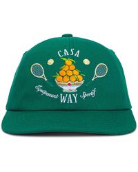 Casablancabrand - Casa Way Embroidered Cap - Lyst