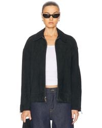GRLFRND - Alek Suede Jacket - Lyst