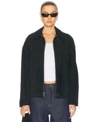 GRLFRND - Alek Suede Jacket - Lyst