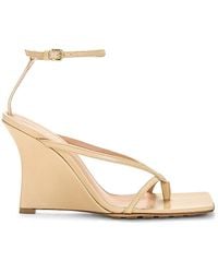 Bottega Veneta - Stretch Ankle Strap Wedge Sandal - Lyst