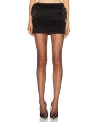 ROWEN ROSE - Belted Mini Skirt - Lyst