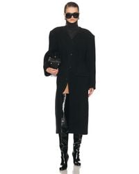 Alexander Wang - Collarless Elasticated Waist Coat - Lyst