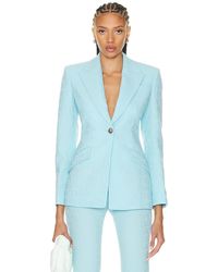 Versace - All Over Logo Tailored Jacket - Lyst