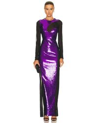 Tom Ford - Sequins Long Sleeve Evening Dress - Lyst
