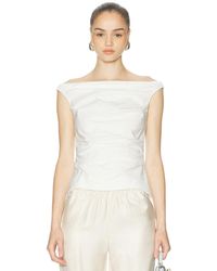 Jonathan Simkhai - Maisel Draped Top - Lyst