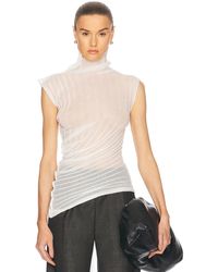 Victoria Beckham - Sleeveless High Neck Top - Lyst