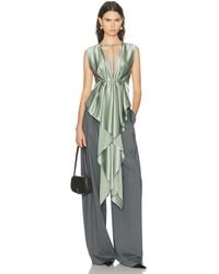 Helmut Lang - Scarf Drape Top - Lyst