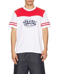 Percival - Cut And Sew Regular Tee - Lyst