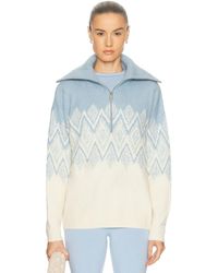 Varley - Hedda Fairisle Half Zip Jacket - Lyst