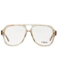 Chloé - Shield Eyeglasses - Lyst