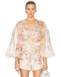Zimmermann - Illuminate Drawn Blouse - Lyst