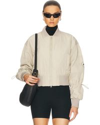 adidas By Stella McCartney - Truenature Cropped Bomber Jacket - Lyst