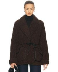 Jonathan Simkhai - Kimia Tie Waist Jacket - Lyst