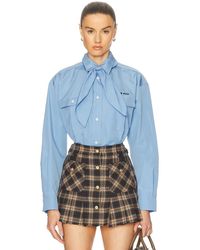 Miu Miu - Button Up Top - Lyst