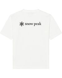 Snow Peak - Sp Back Printed Logo T Shirt - Lyst