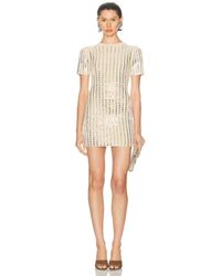 David Koma - All Over Rhinestone Mini Dress - Lyst