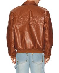 Pas Une Marque - Leather Jacket - Lyst