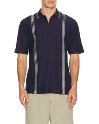 Palmes - Panel Zip Polo - Lyst