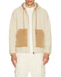 Moncler - Zip Up Teddy Fleece Cardigan - Lyst