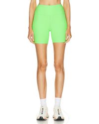 Year Of Ours Ribbed High Biker Short - Green