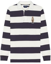 Polo Ralph Lauren - Long Sleeve Novelty Heritage Bear Rugby Polo - Lyst