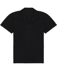 Homme Plissé Issey Miyake - Homme Plisse Issey Miyak Pleated Polo - Lyst
